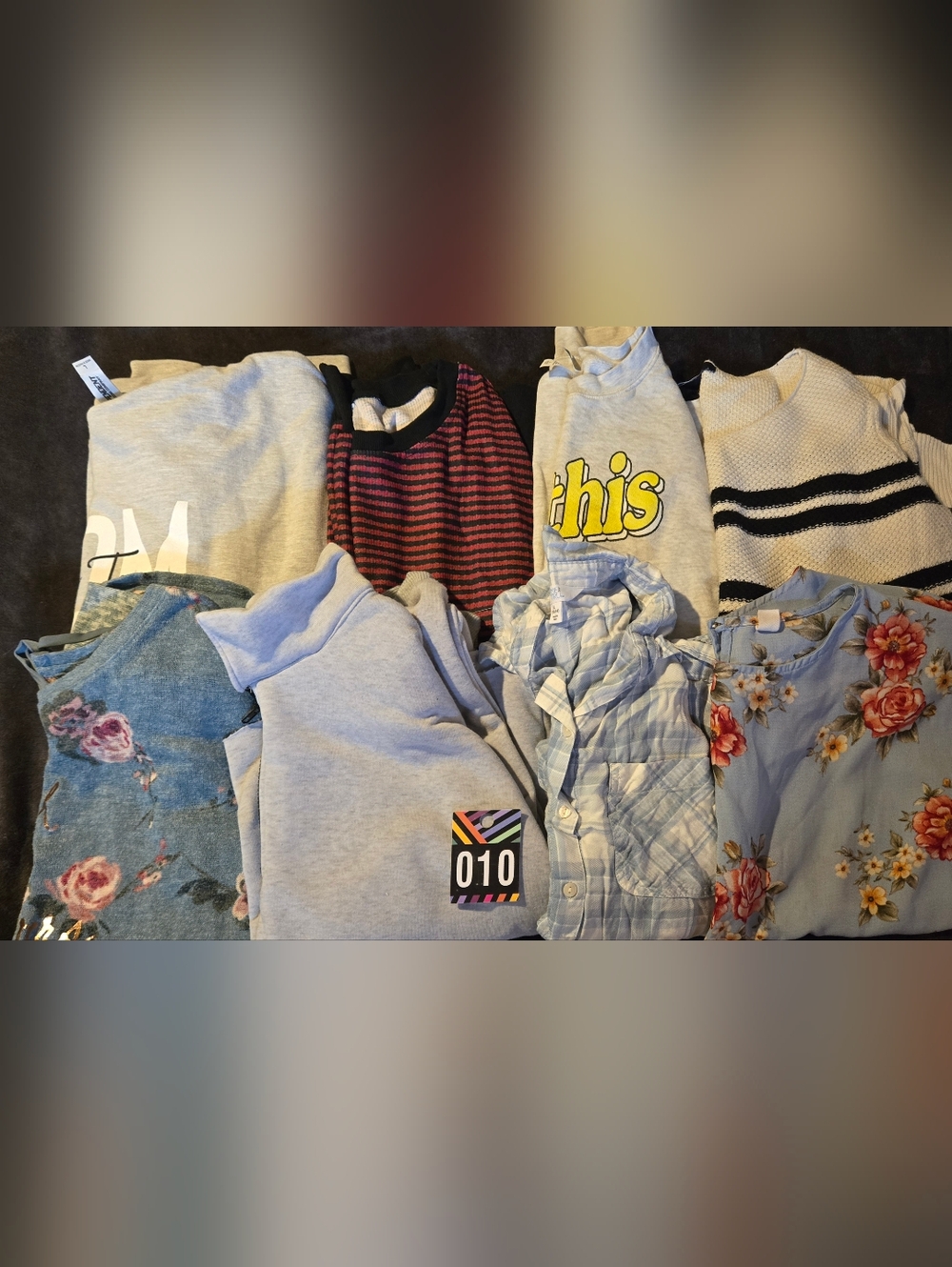 Lot/Bundle of 8 Womens Tops (L)